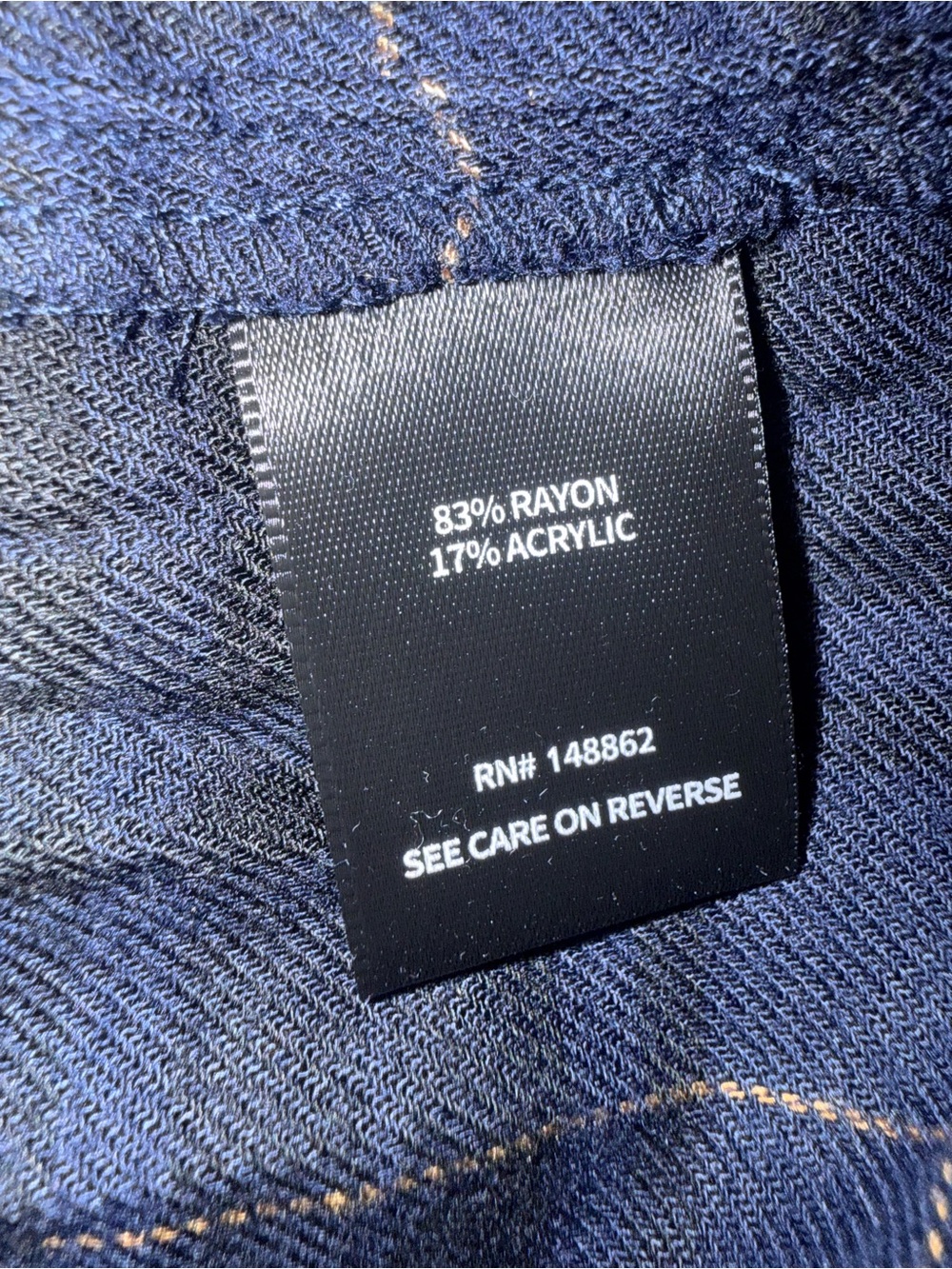 EUC Torrid Soft Plaid Kimono Shirt – Oversized Flannel Tunic – Blue/Black - Picture 5 of 5